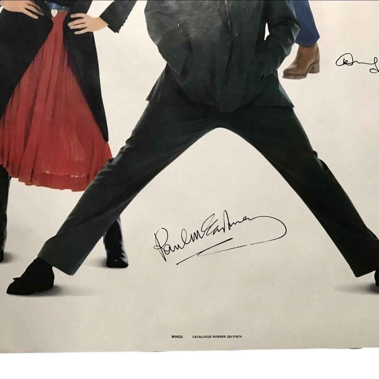 Vintage WINGS Band Promo Poster ORIGINAL 1979 Pace International No. 320 Size A1