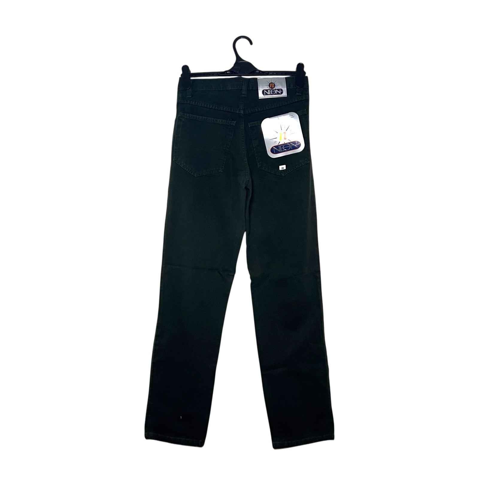 Neon Design Dark Green Jeans 28” Straight Cut BNWT