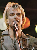 Original The Police Sting on Stage 1979 Live Poster - Vintage Pace International