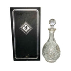 Edinburgh International Crystal Cut Decanter & Stopper Facet Neck Boxed