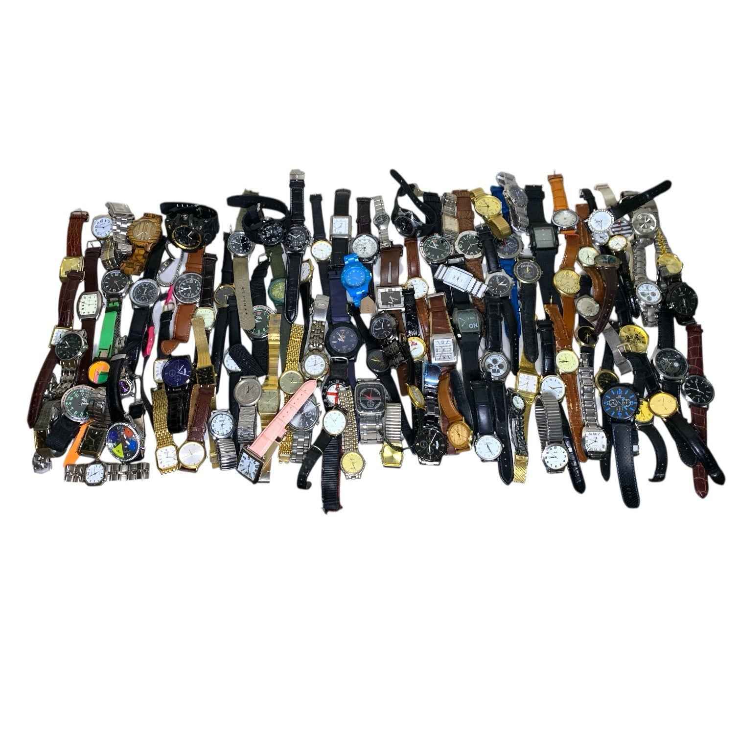 Huge Job Lot Bundle 5kg 100+ Gents Ladies Watches Spares Repairs Resale