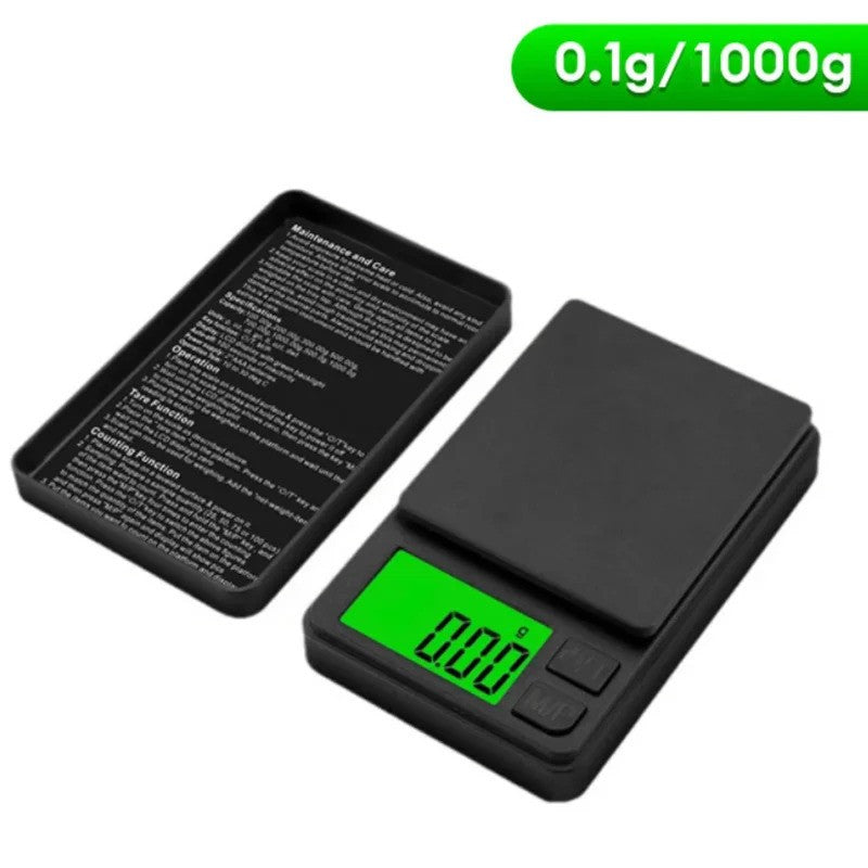 Digital Weighing Scales Jewellery Gold Mini Micro Pocket Electronic 0.1g 1000g Industrial Scales by TheVoyageBird