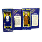2x Hero of the American Revolution Dolls Thomas Jefferson George Washington Antique Dolls by TheVoyageBird
