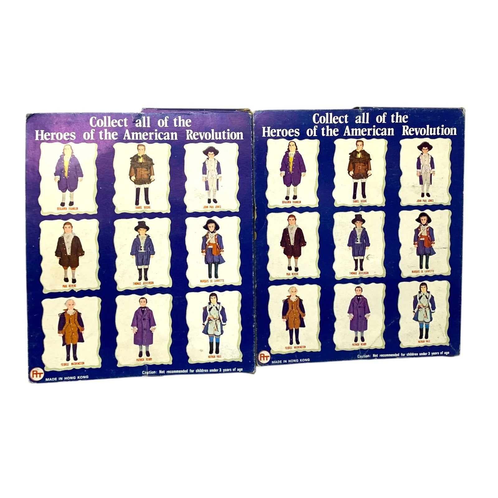 2x Hero of the American Revolution Dolls Thomas Jefferson George Washington Antique Dolls by TheVoyageBird