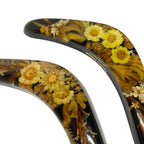 2x Vintage Ivercraft Acrylic Resin & West Australia Dried Wildflowers Boomerangs Souvenirs by TheVoyageBird
