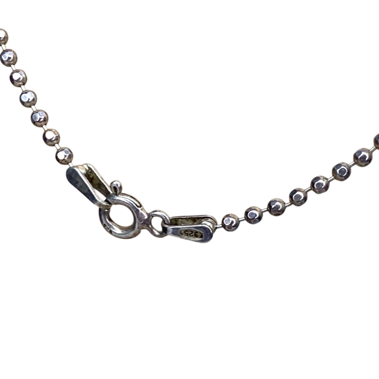 925 Sterling Silver Crystal Pavé Ball Pendant Chain Necklace Round Sparkle Gift