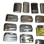 Bundle 37x Vintage Ronson Petrol Lighters Silver Tone - Varaflame Comet Some Box