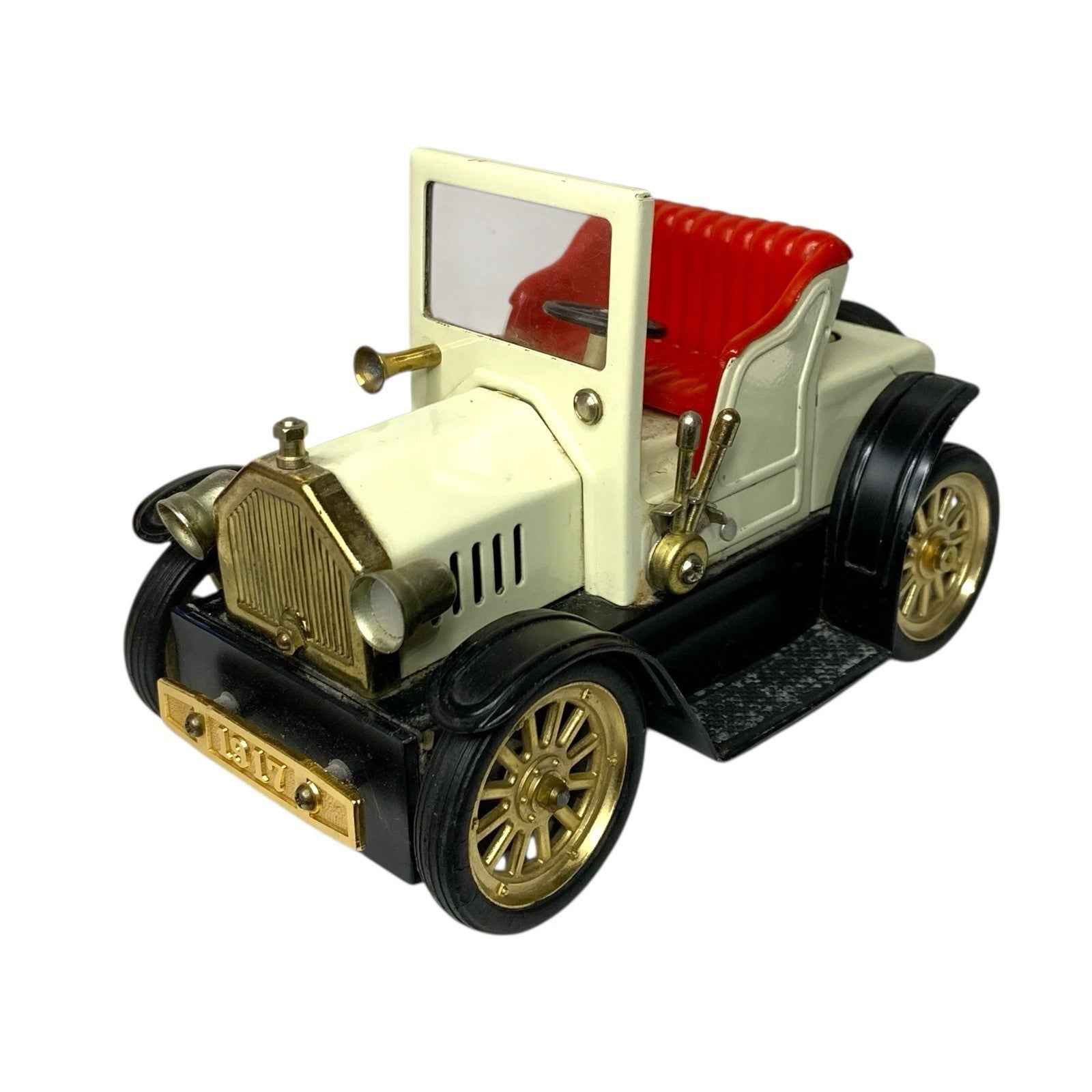 Rare Vintage 1917 Ford Model T Style Metal Table Lighter w/ Cigarette Tray Japan