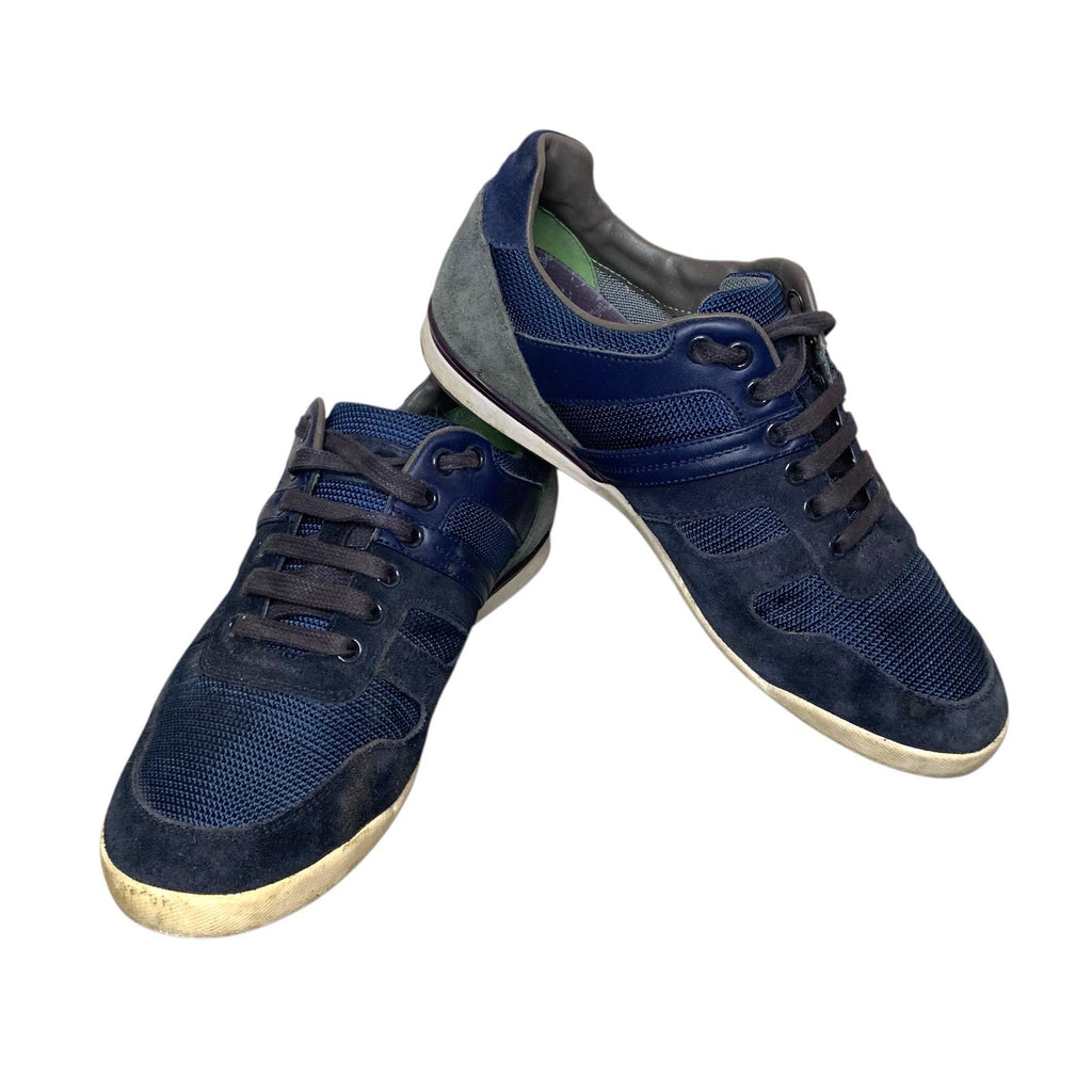 Hugo Boss Mens Navy Blue Trainers UK Size 7 Shoes Casual Sneakers