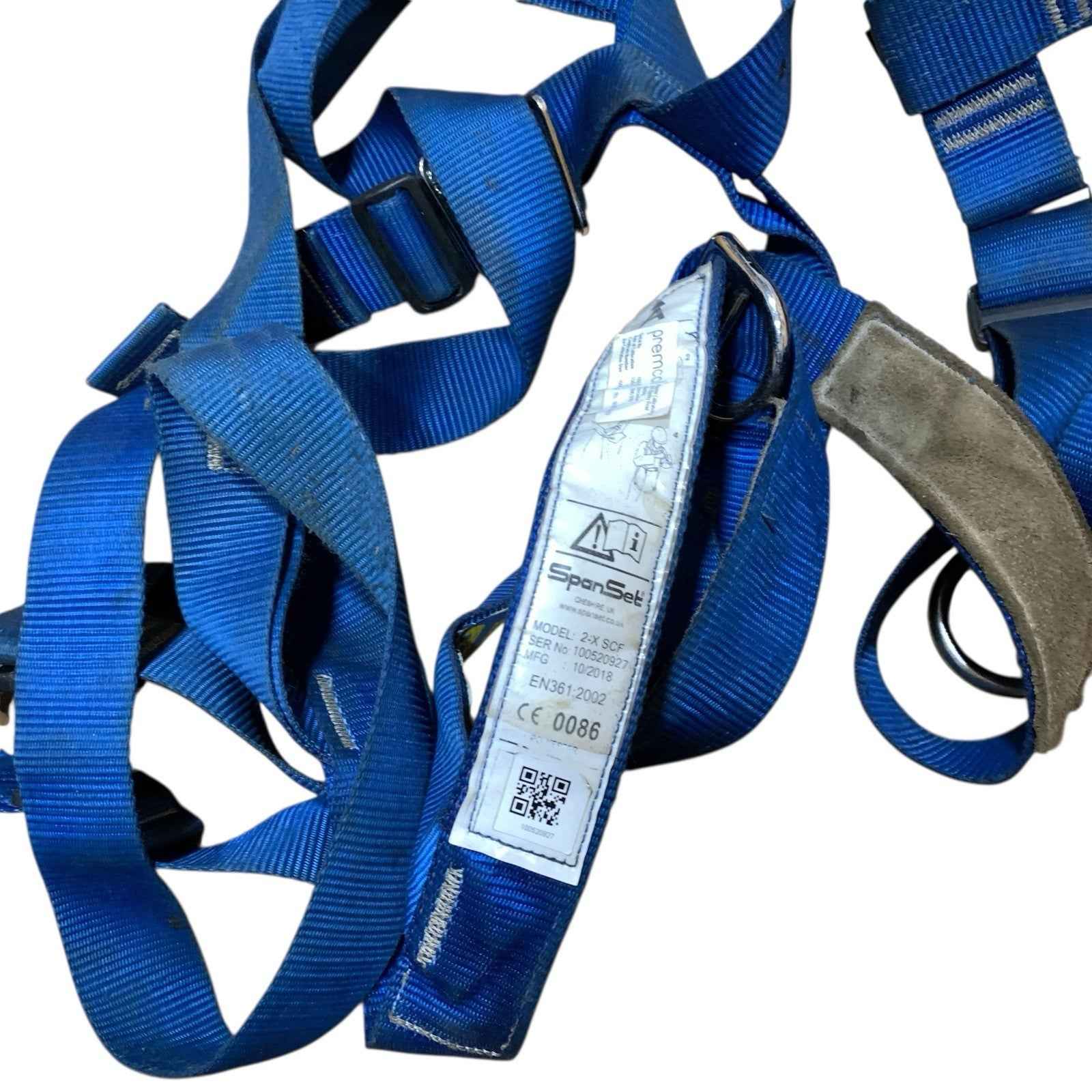 SpanSet 2-X SCF Scaffolders Full Body Harness HSS Hire Print Safety PPE Good Con