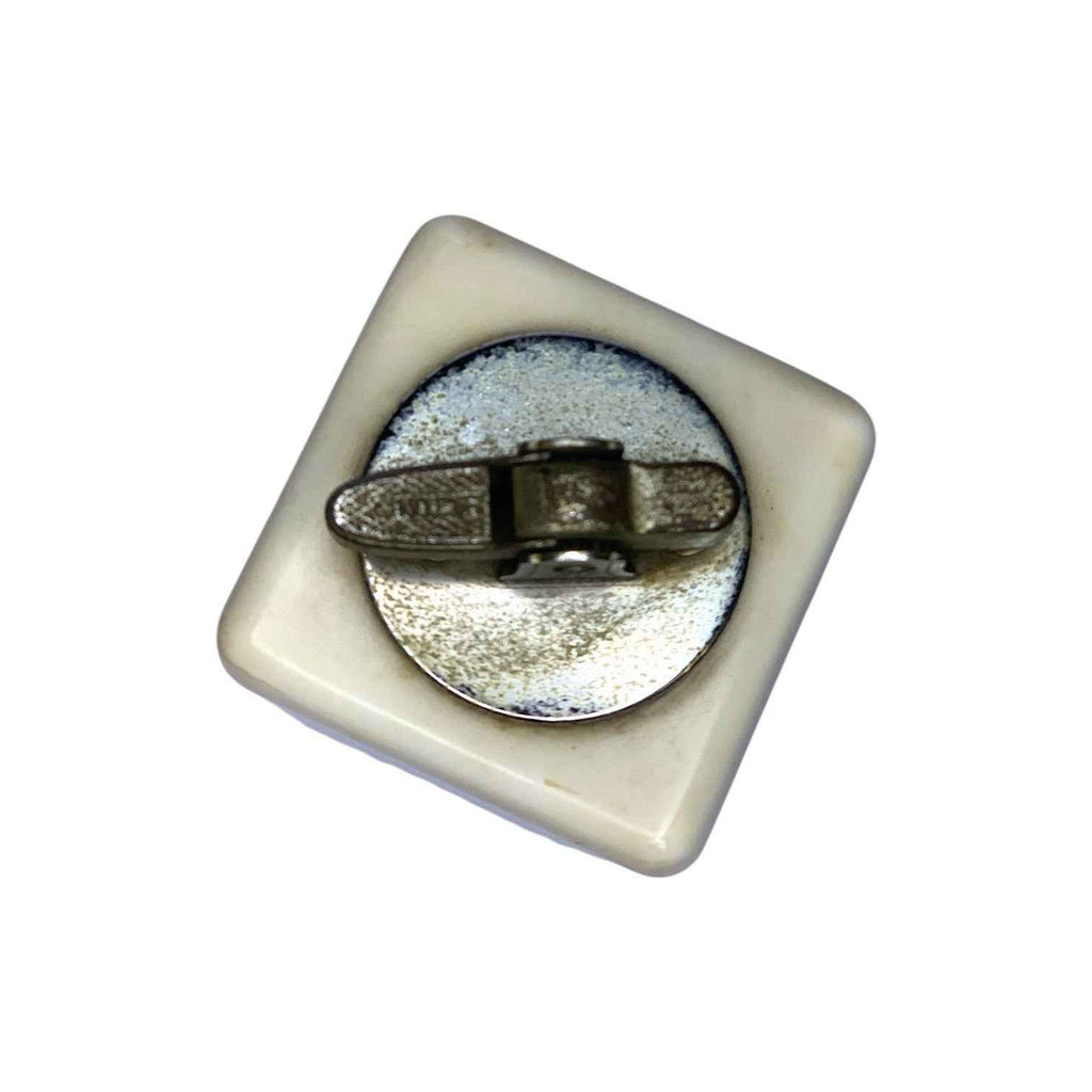 1960s Hilton Poker Playing Cards Ceramic Cube Table Lighter Mid Century Modern