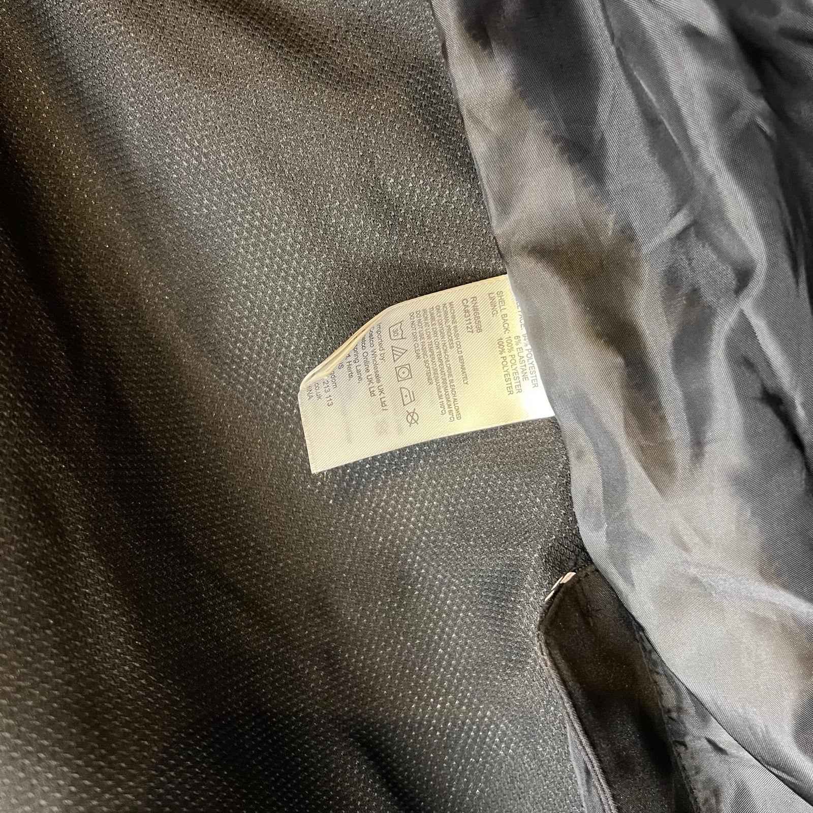 DKNY Women's Parka Coat, Black Hooded, Size L with Back Side Zip Slits BNWT