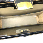 Vintage Papworth Leather Luggage Lawyers Doctors Attache Briefcase Brown Case