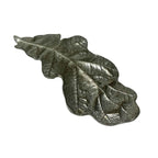 Vintage Pewter Oak Leaf Pendant for Necklace Silver Tone