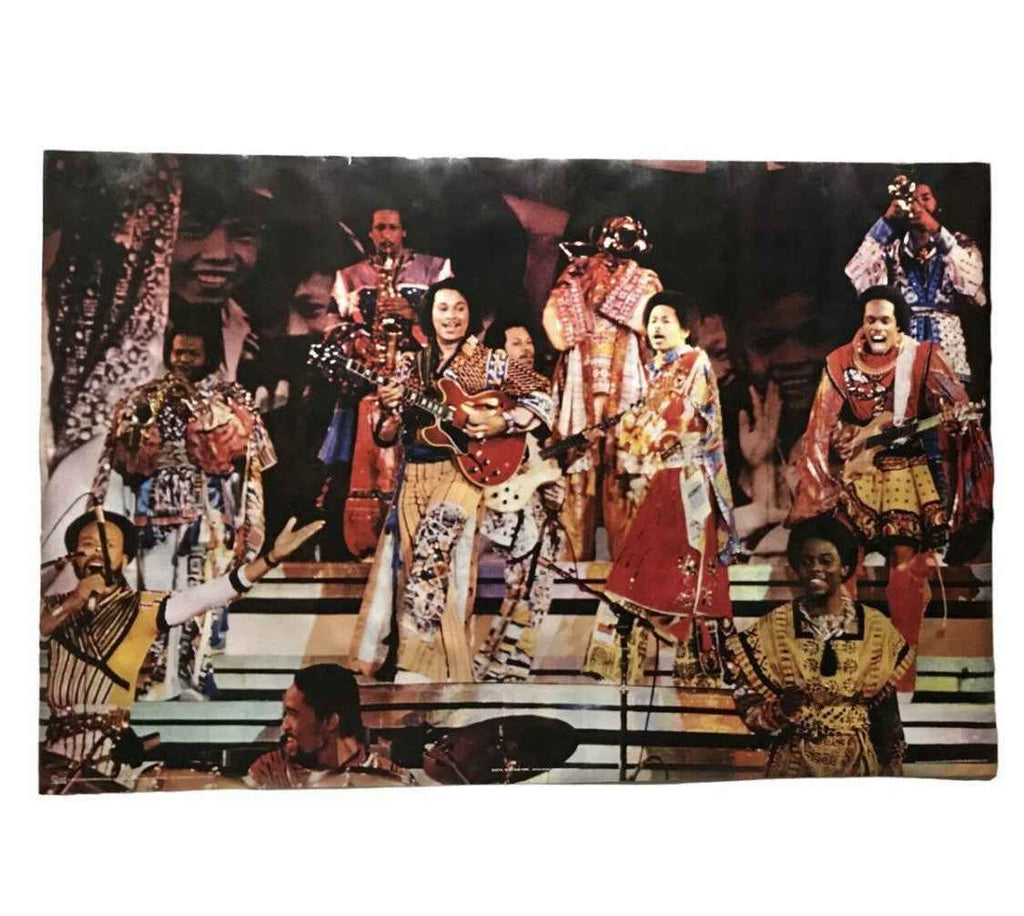 Earth Wind & Fire Vintage Band Poster - Rare 1970s by Pace Minerva No. 307