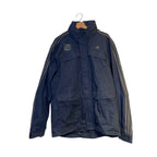 Modern Y2K Adidas Jacket Coat Dark Grey with Embroidered Bayer Leverkusen Logo