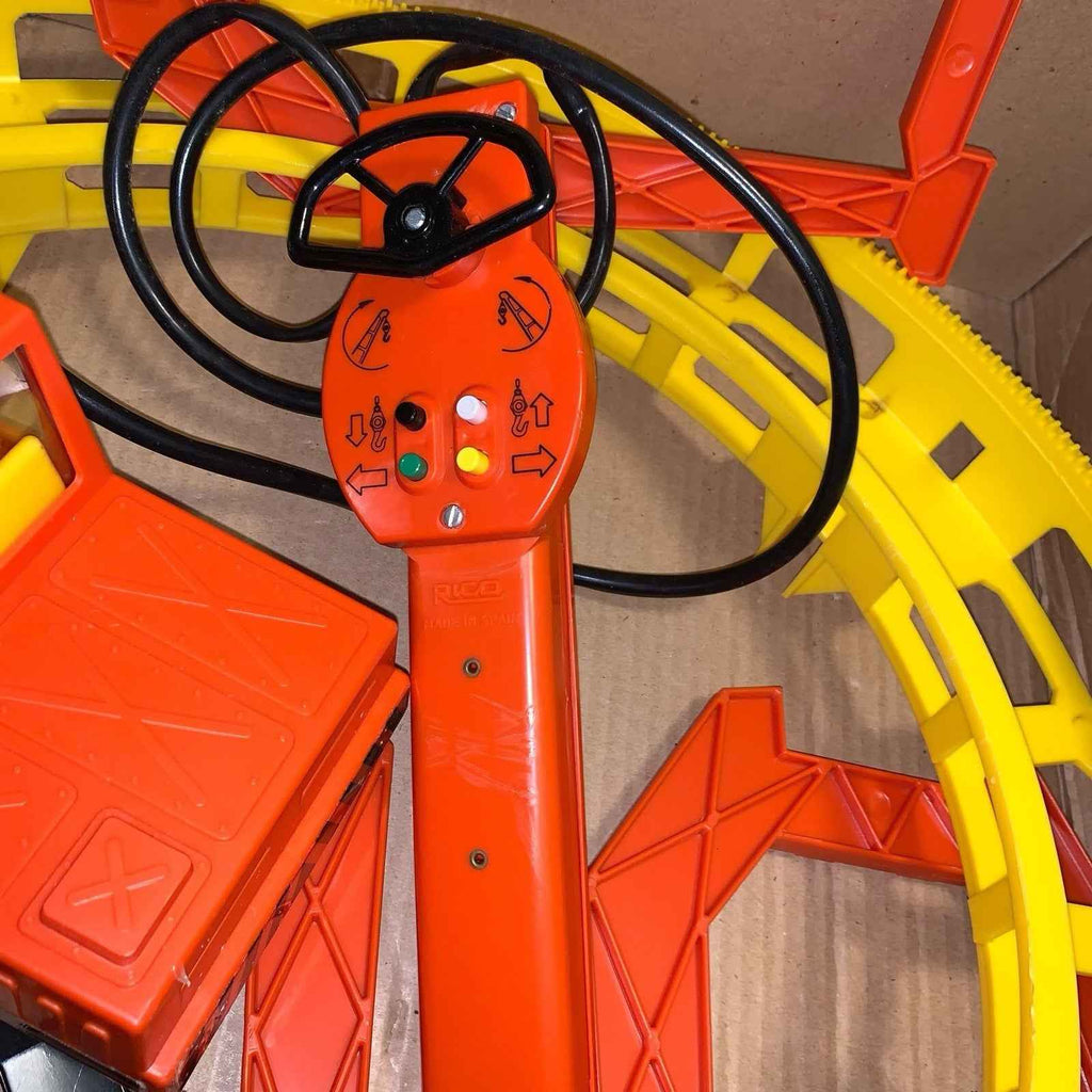 Vintage Portico Rico Electric Drive Gantry Crane Construction Toy Boxed - Rare