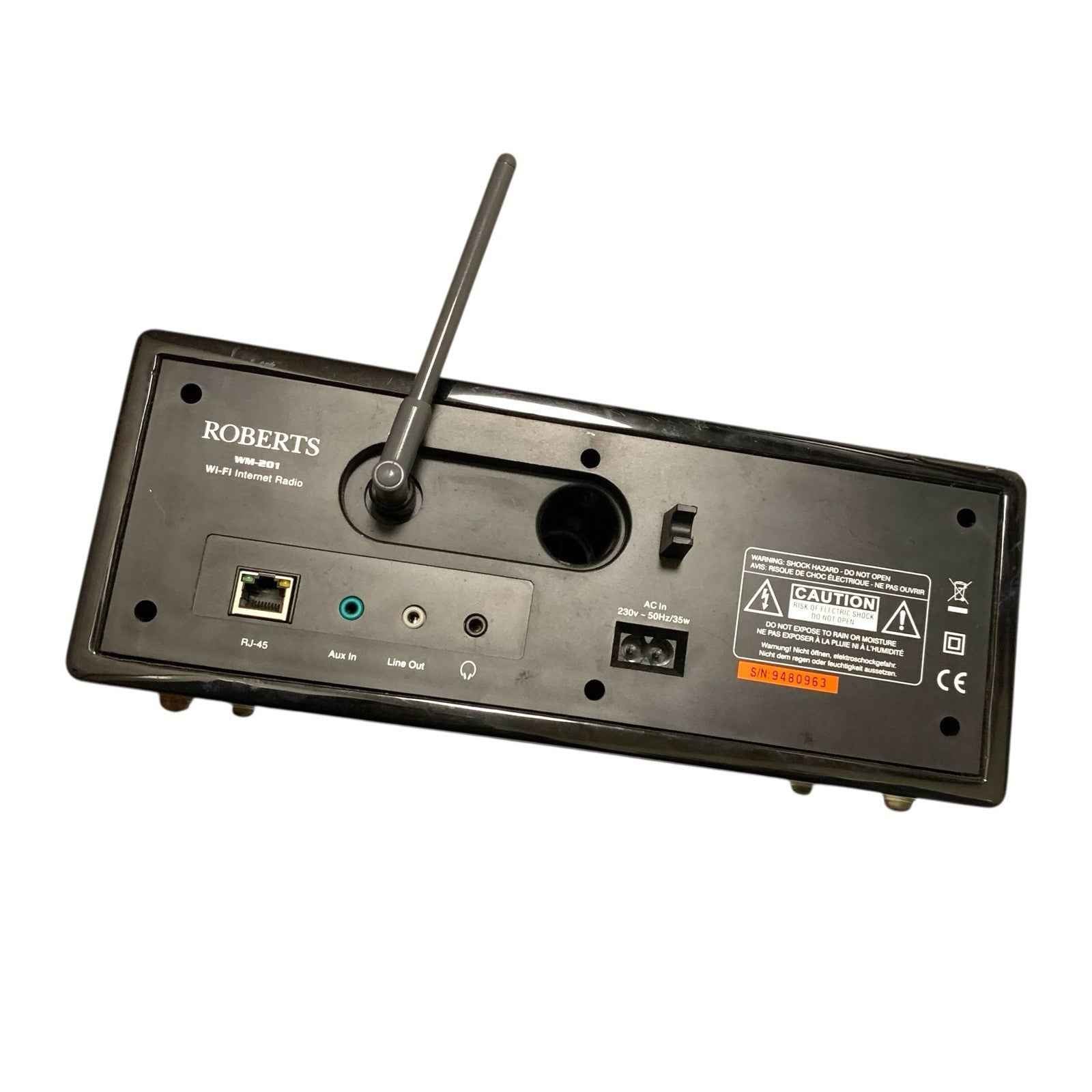 Roberts WM-201 Wi-Fi Internet Radio Obsolete Model Working on AUX Input