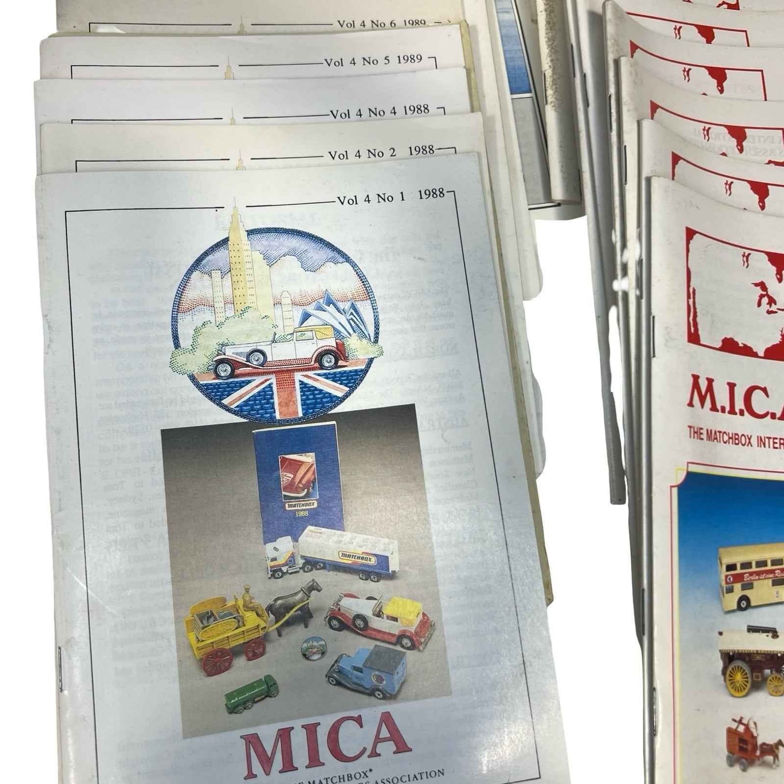 Matchbox International Collectors Association Magazines Vol 1-5 + Images