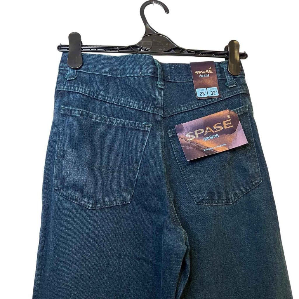 Spase Denim Dark Deep Blue Wash Jeans Size W28” L32” Straight Cut BNWT