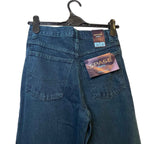 Spase Denim Dark Deep Blue Wash Jeans Size W28” L32” Straight Cut BNWT