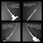 Super Glue Micro Nozzles Nozzle Tip Precision Adhesive Glue Dispenser Easy Tips