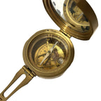 Stanley London Natural Sine Brass Pocket Transit Compass Brunton Style