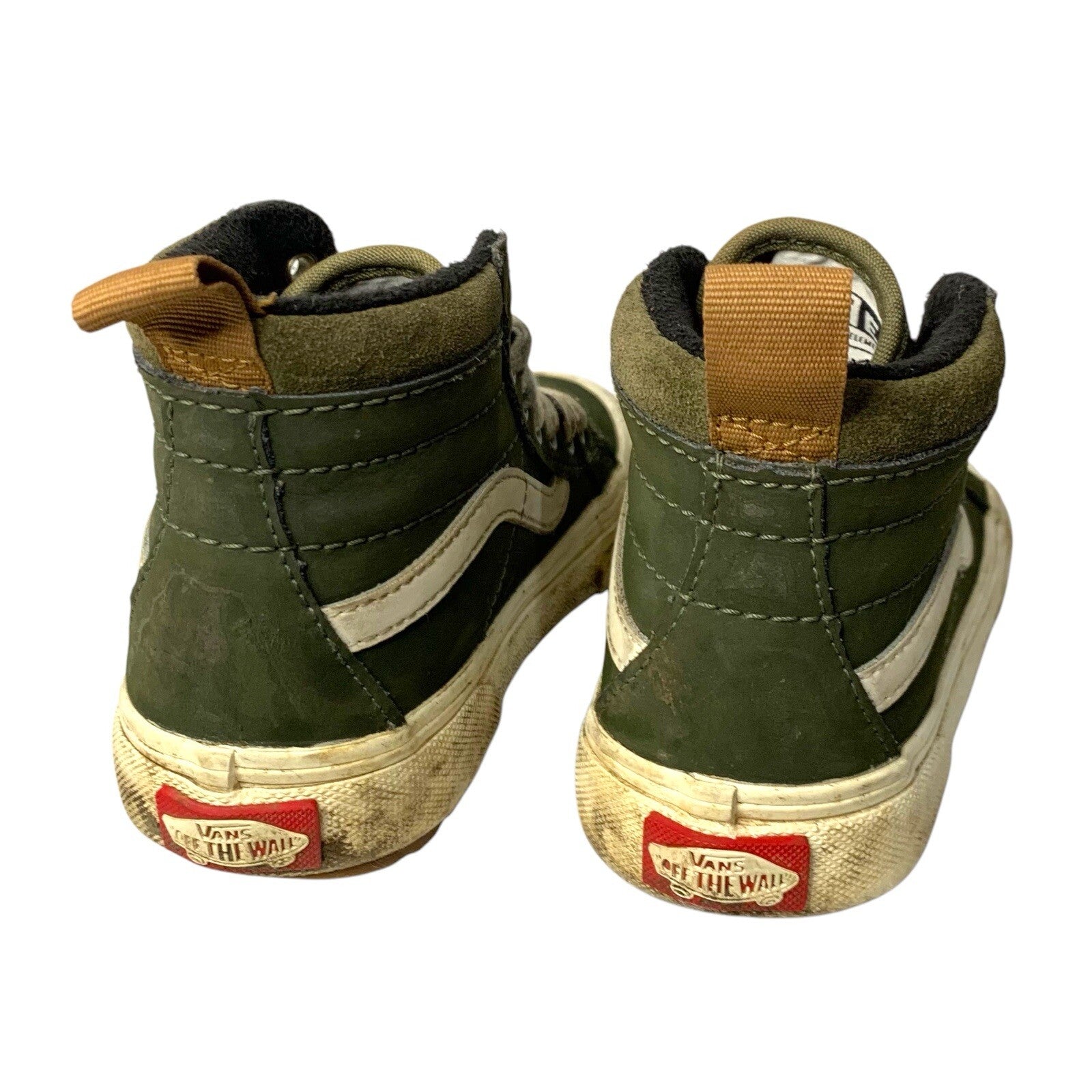 Kids Vans Sk8 Hi MTE-1 Green Casual Skateboarding Sneakers Shoes Size UK 11.5