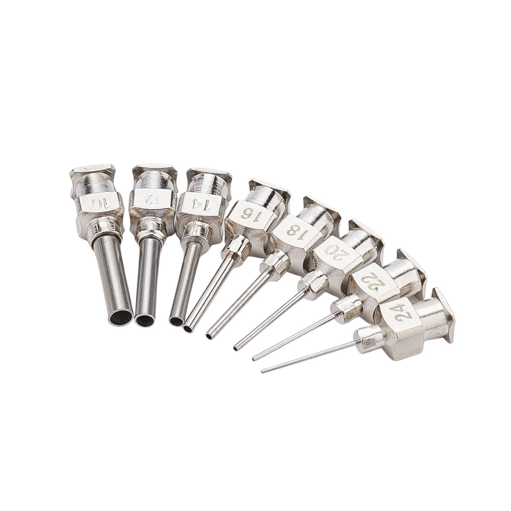 Blunt Dispensing Needle Stainless Steel Syringe Tip Glue Resin Oil Flux 10G-24G