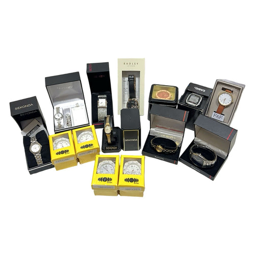 14x Boxed Watch Job Lot Sekonda Seksy Radley Casio Accurist OHSEN MOON
