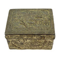 Antique Japanese Meiji Silver Bonbonniere | Russo-Japanese War Commemorative Box c.1906. Antique item, actual item photographed by The Voyage Bird.