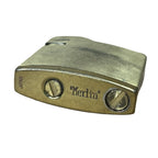 Vintage Merlin Japan Gas Lighter Gold Tone Automatic Pocket Lighter Untested