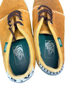Vans Suede Lace Up Trainers Mustard Orange UK 5 Vulcanised Sole Skate Shoes