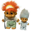 Vintage Troll Doll Bundle 4x Russ Trolls Spanish Golf Save Earth Pyjamas 1990s