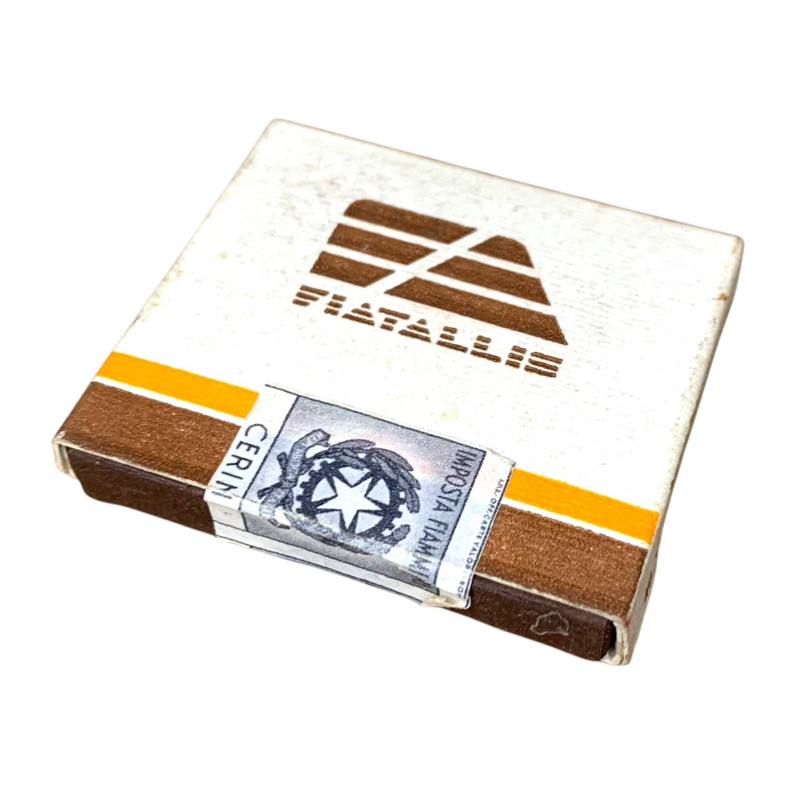 Rare Vintage Matchbox From Cerini Pubblicitari Italy with Fiatallis Motive