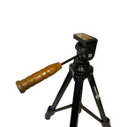 DB Compact DB-3 Camera Tripod Lightweight Folding Stand Pan Tilt Wooden Handle