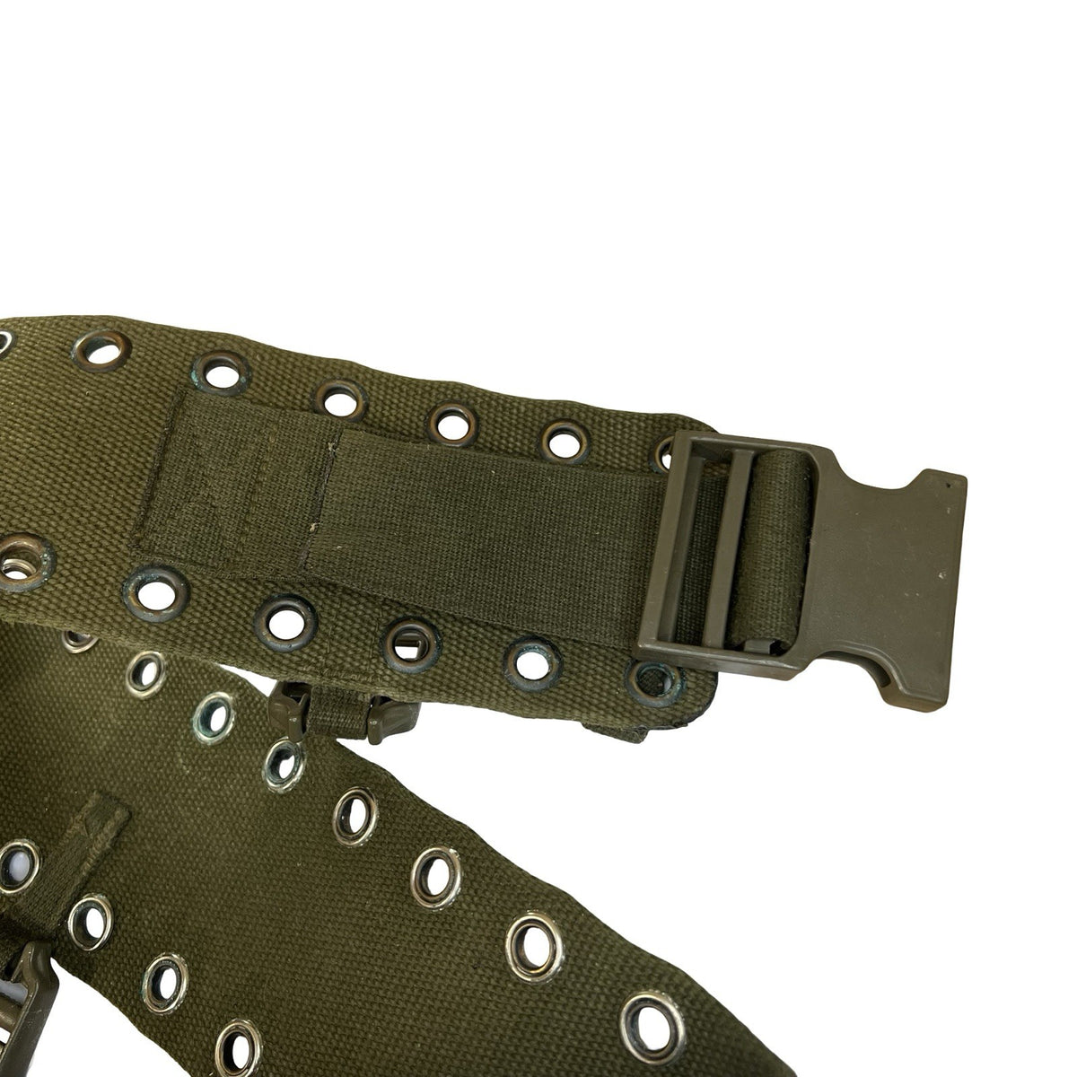 Olive Drab Military Webbing Utility Belt Tactical Load Bearing Equipment Belt