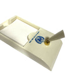 Vintage United Nations New York Desk Memo Pad Holder Pen Stand UN Souvenir