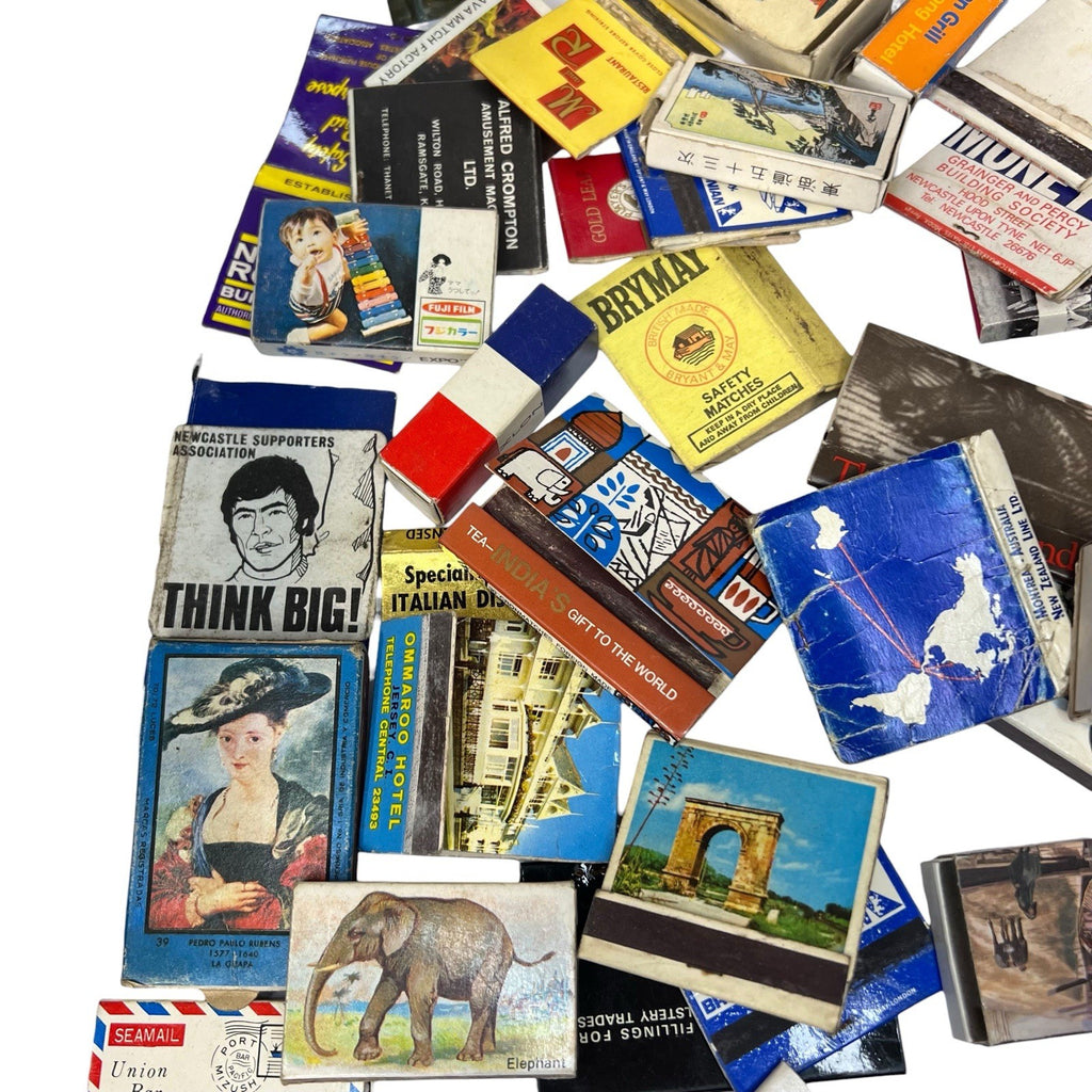 Vintage Matchbox Label Collection Job Lot Advertising Travel Hotels Wildlife