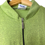 Vintage 80s SMS Santini Cycling Jersey Green Made In Italy XXXL Short Sleeve