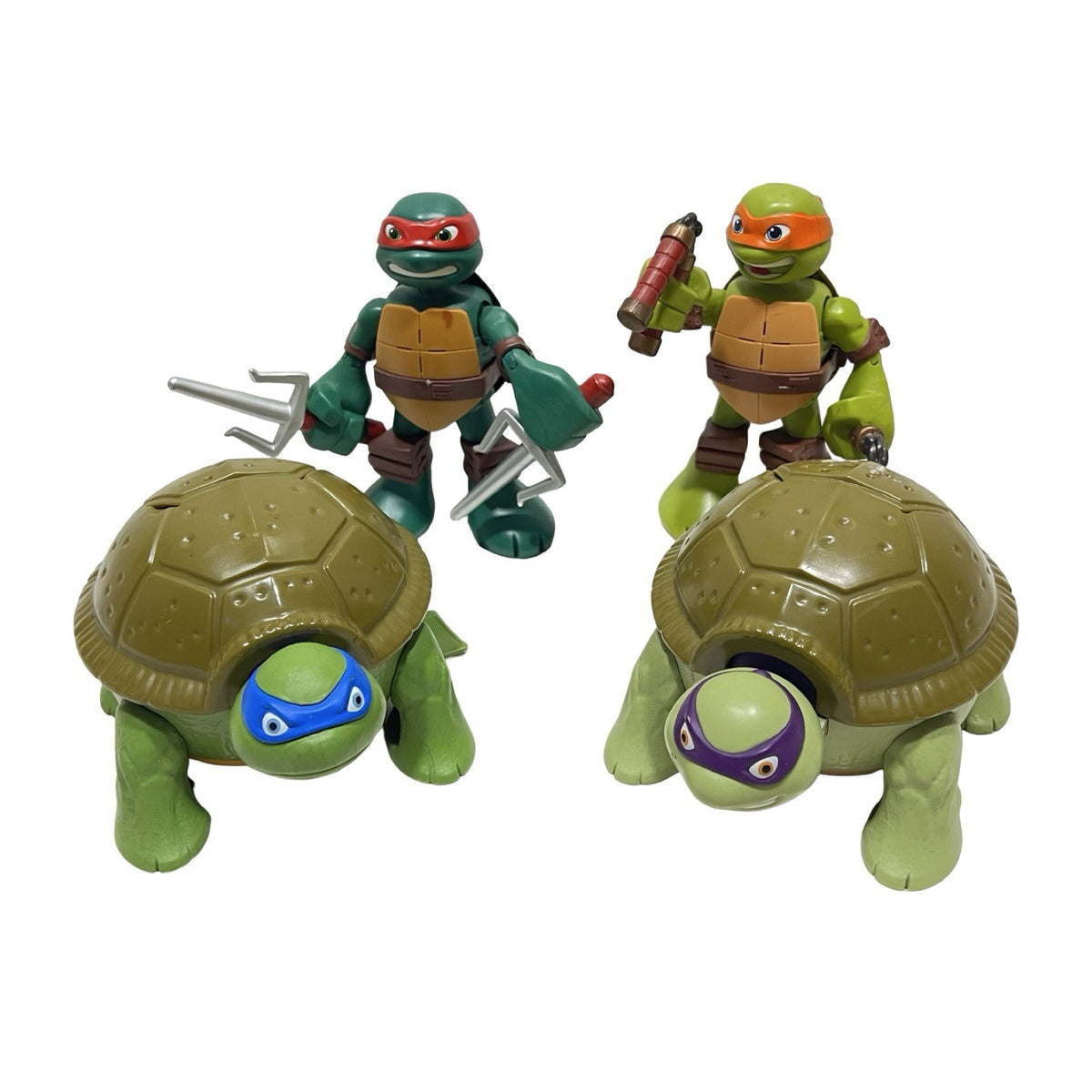 Teenage Mutant Ninja Turtles TMNT Shell Playsets Figures Leo Donnie Raph Mikey