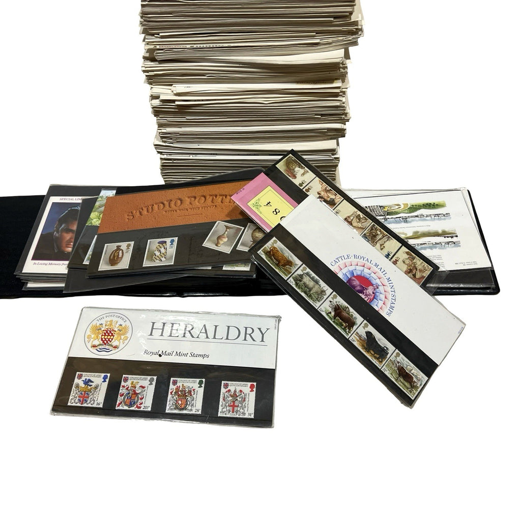 Large GB Royal Mail First Day Cover Collection FDC Stamp Album Job Lot