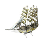 Handmade San Miguel Beer Can Model Sailing Artisan Ship Folk Art Bar Display