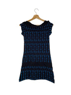 Criminal Damage Rock Guitar Dress Black Blue Y2K Emo Goth Grunge Military BNWT