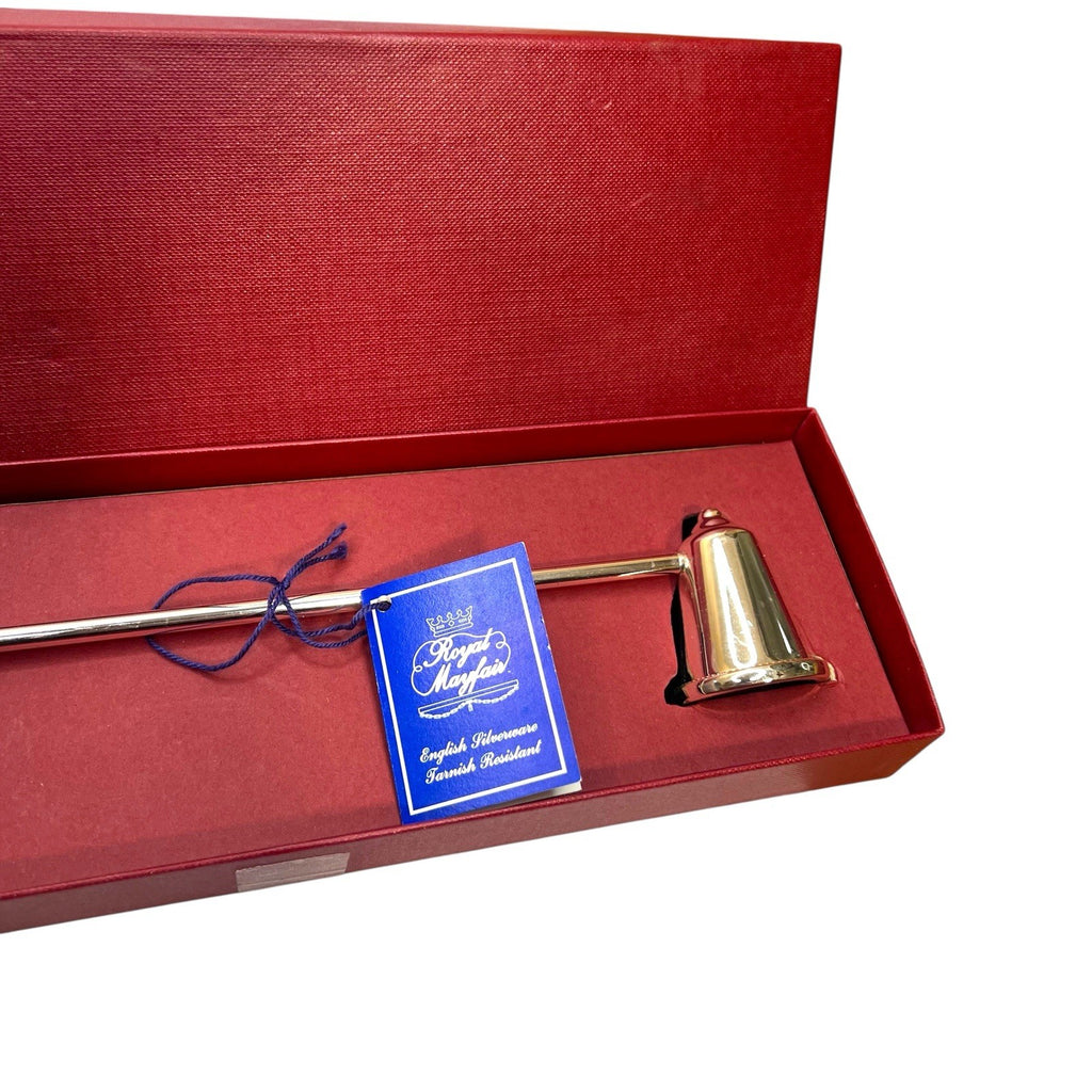 Vintage Royal Mayfair Silver Plated Candle Snuffer Boxed Long Handle