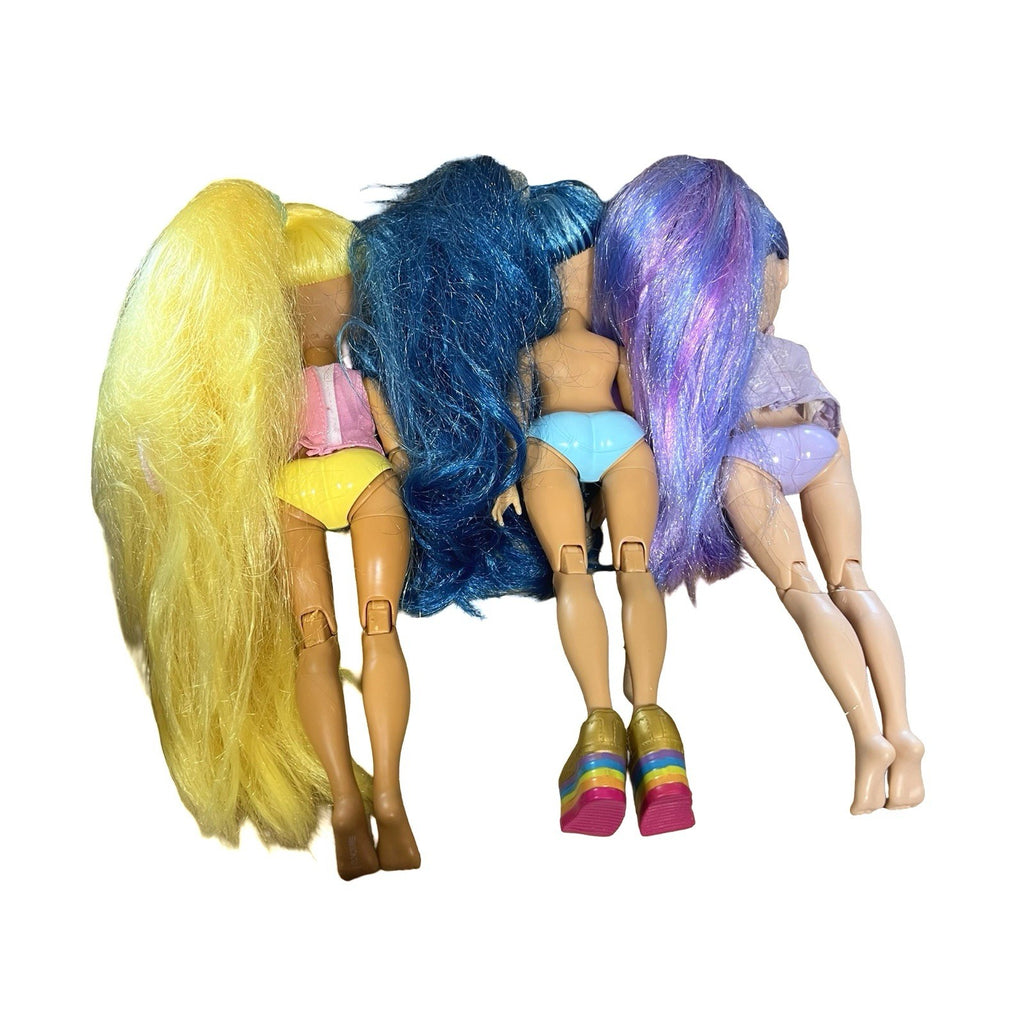 3x Rainbow High Dolls Bundle Sunny River Violet MGA 2019