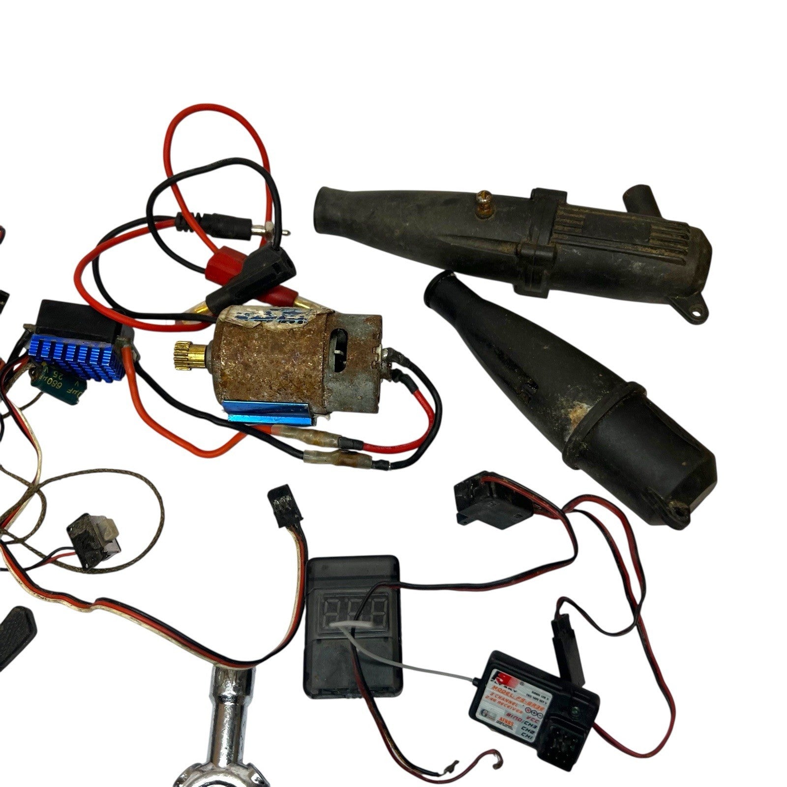 RC Nitro & Electric Spares Job Lot Pipes Servo ESC UBEC Tools Repair