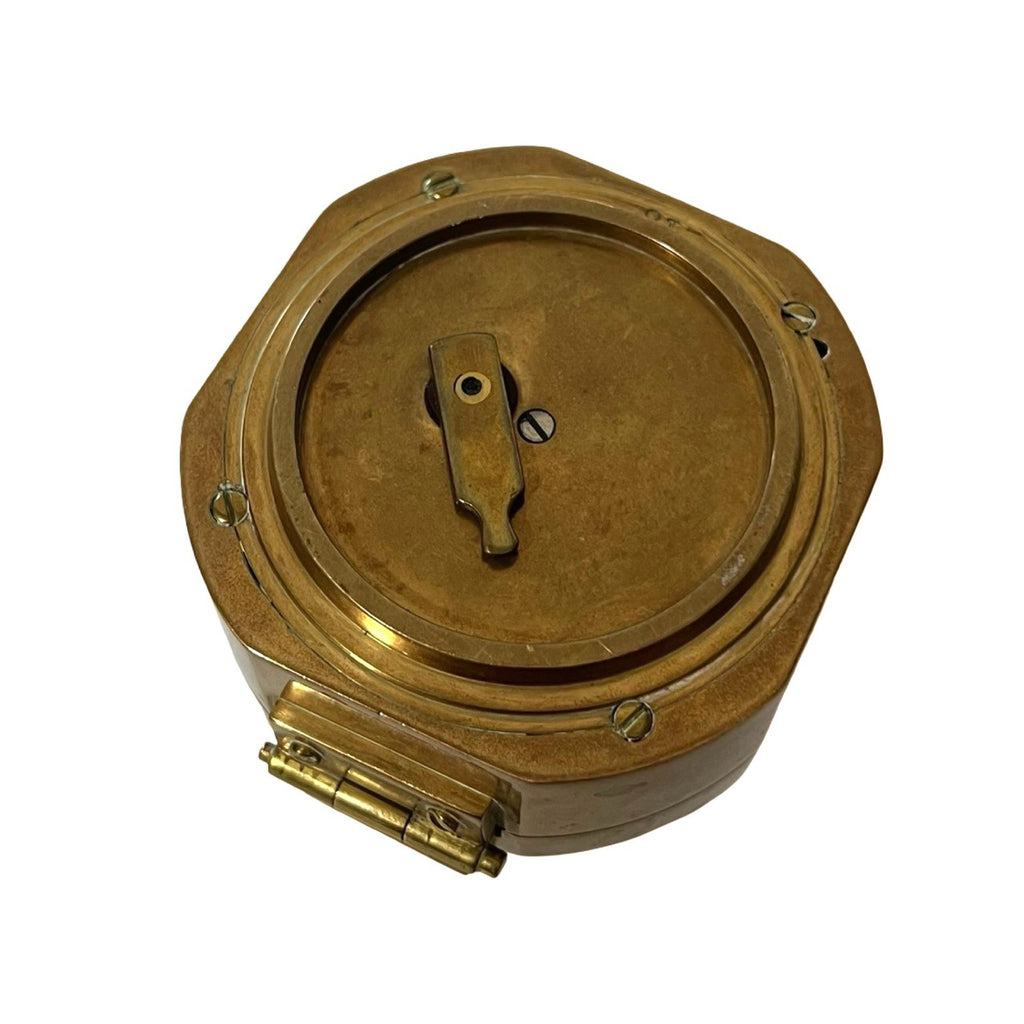 Vintage Stanley London 1941 Brass Prismatic Sighting Compass No 1340