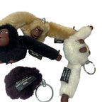 4x Genuine Kipling Monkey Keyrings Bag Charms Davina Karina Quinn Nel Bundle