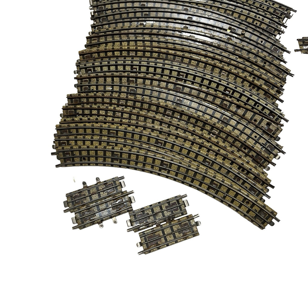 Vintage Meccano Hornby Dublo 3 Rail OO Gauge Track Points Coaches Job Lot - front view